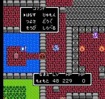 Dragon Warrior II (USA) (Beta) screen shot game playing